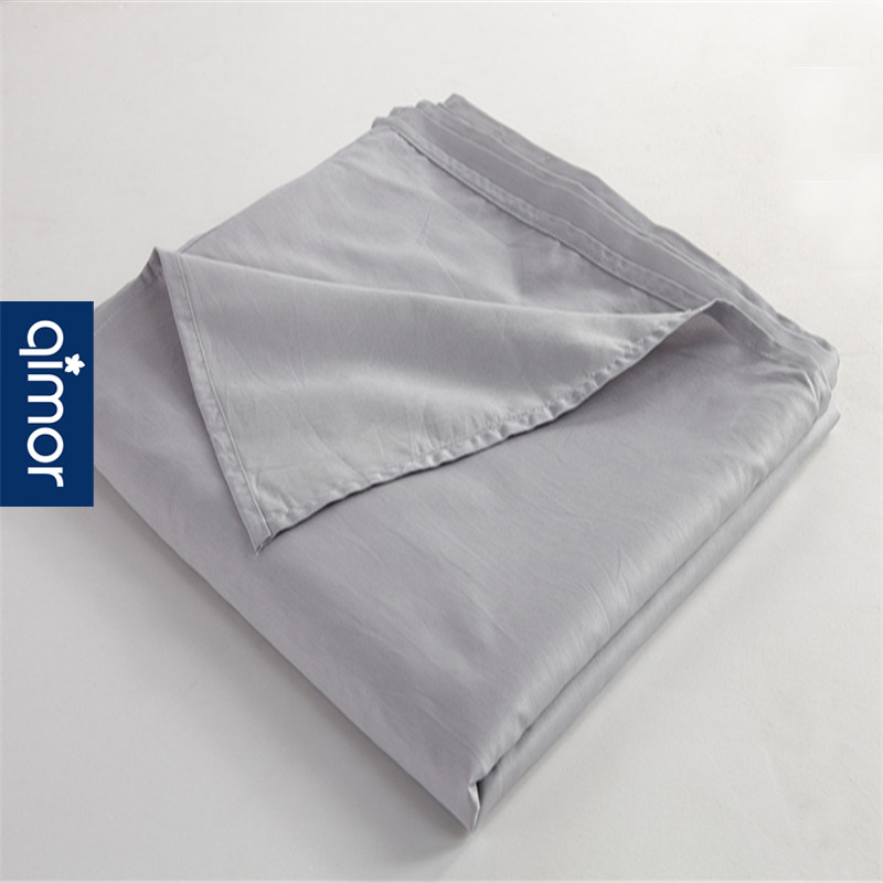 纯色床单单件紫色春秋简约宿舍女加厚素色全棉被单枕套三件套