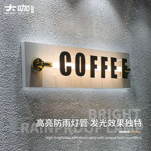 展示灯箱悬浮制铁定灯箱字门头实心灯管牌亚克招牌镂空广告牌艺力