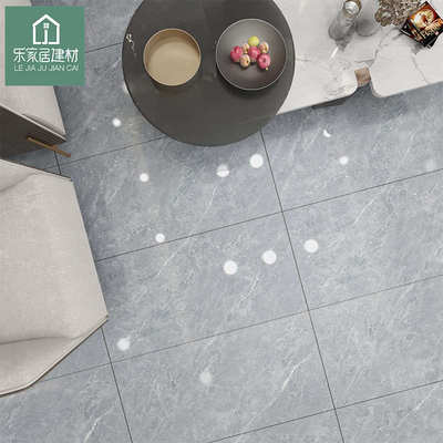 客厅瓷砖600x1200柔光亮光鱼肚白灰色通体大理石瓷砖卫生间墙砖