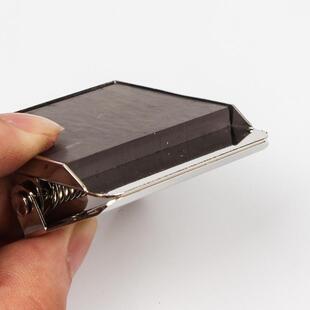 仓库磁性夹货架标识牌物料卡标签牌不锈钢小夹子库房货位长尾夹子