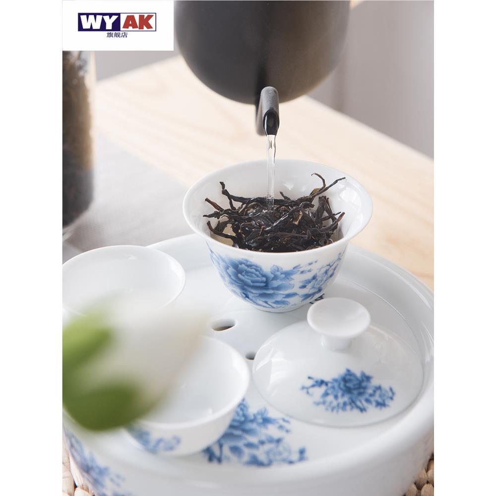 茶具外出携带包陶瓷旅行功夫小茶盘茶杯便携收纳简约户外旅游车载