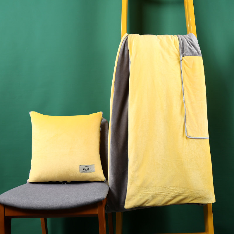 抱枕盖毯两用抱枕被子多用枕头办公室午睡毛毯秋冬汽车被子可拆洗,居家布艺,抱枕被,淘宝优惠券,粉丝福利购,淘宝优惠卷