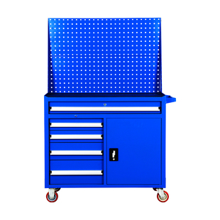 带锁移动带轮工具车工作台定制重型工厂 厂家工具柜车间多抽n屉式
