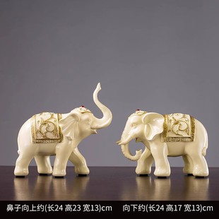 直销新品 饰品现代客厅电U视柜创意玄关房 新大象e红酒架摆件酒柜装