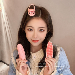 粉色颅顶蓬松夹女垫发根高颅顶神器浏海夹子头发防塌发夹头饰发夹