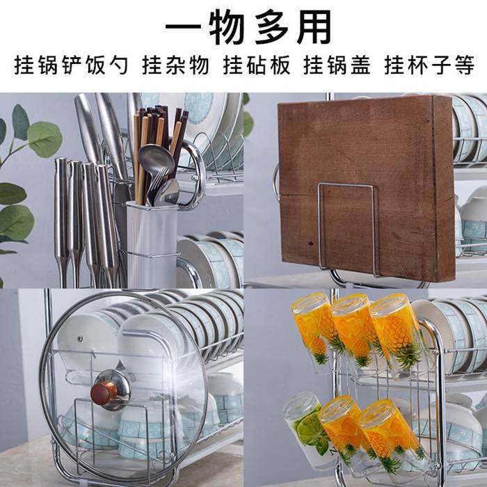 厂碗架沥水架家j用厨房置物架神器多功能凉盘子晾放碗碟架碗筷收