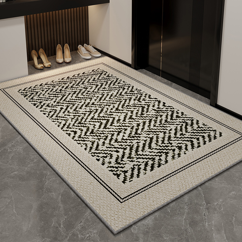高级感入户门地垫门垫耐脏轻奢防滑家用进门玄关可裁剪脚垫地毯