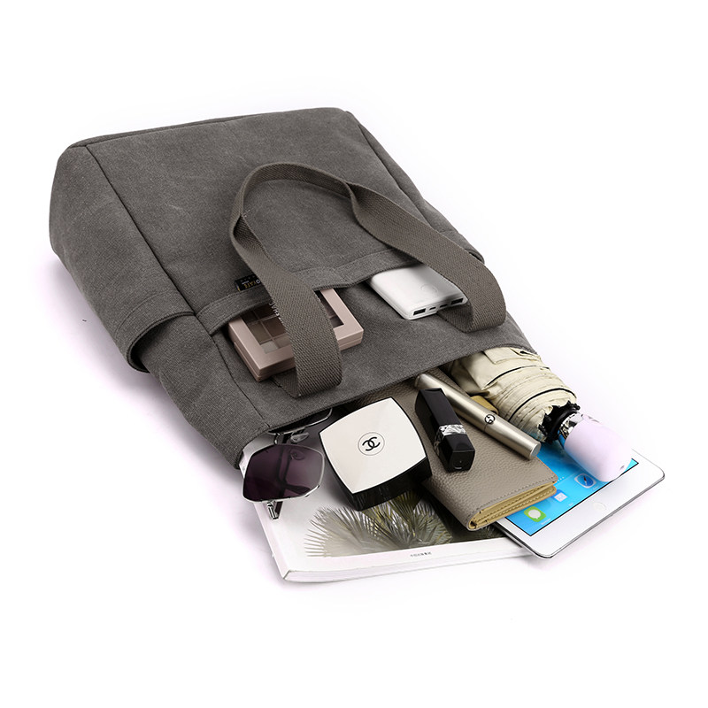 帆布包女包单肩大包包简约通勤上班大容量手提袋大中学生补课书包,箱包皮具/热销女包/男包,时尚帆布包,淘宝优惠券,粉丝福利购,淘宝优惠卷