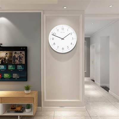 现货速发新品薄极简钟表 挂钟 s客厅表挂墙创意时钟家用艺术个性