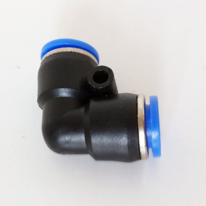 100Pcs 4mm ID Pneumatic Connectors Push in Elbow Fitting Equ