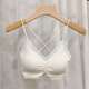 抹胸女e交叉细带美背配胸垫裹胸防走光聚拢小胸显大内衣吊