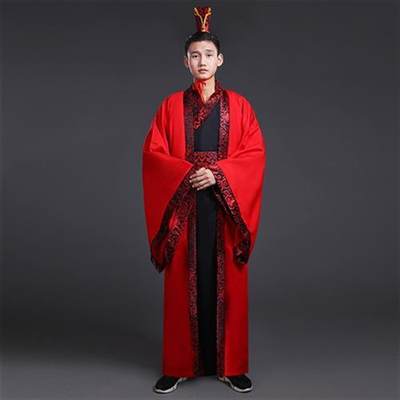 Tangsuit Dynasty Hanfu Dress for Men Traditional Chinese Asi