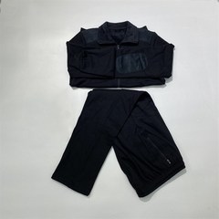 新品新款冬季藏青加绒体能训练y服套装长袖男抓绒加厚保暖跑步运