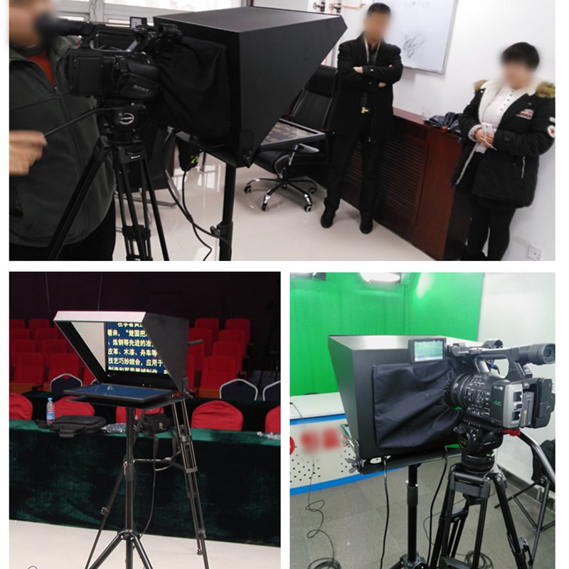 屹视22寸微课演播n室主持人会议题词提词器提示提字读稿字幕机