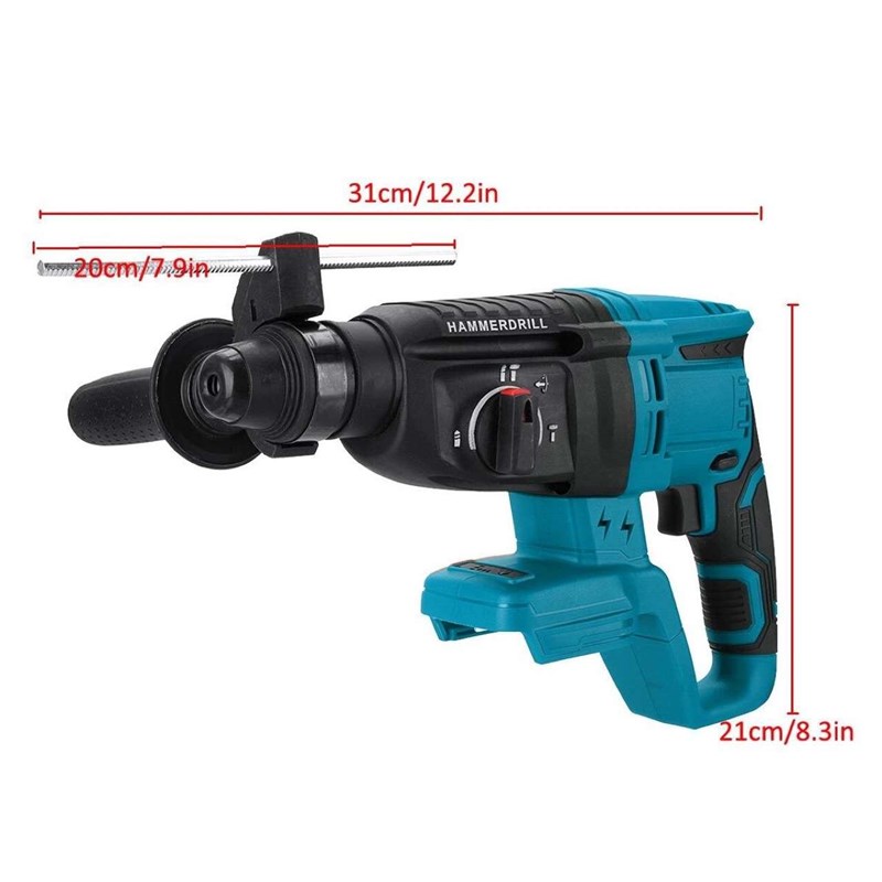 新品新品无刷充电式电锤钻电镐三用大功率K工业冲击电钻混W凝土锂