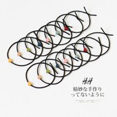 爱心情侣一对装 绑发手链r两用头绳扎发橡皮筋送男友小祖宗发圈头