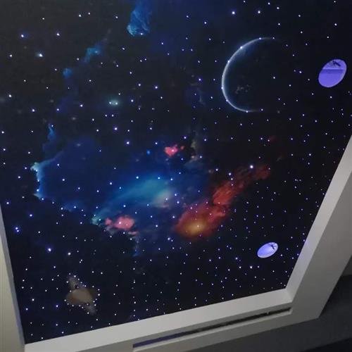 新品新品星空顶天花板吊顶影音室儿童房室内房间客厅酒吧光纤灯星