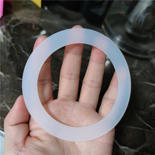 矽塑胶垫圈密封罐专用橡胶垫子防漏玻璃密封储物罐配V件圆形矽塑