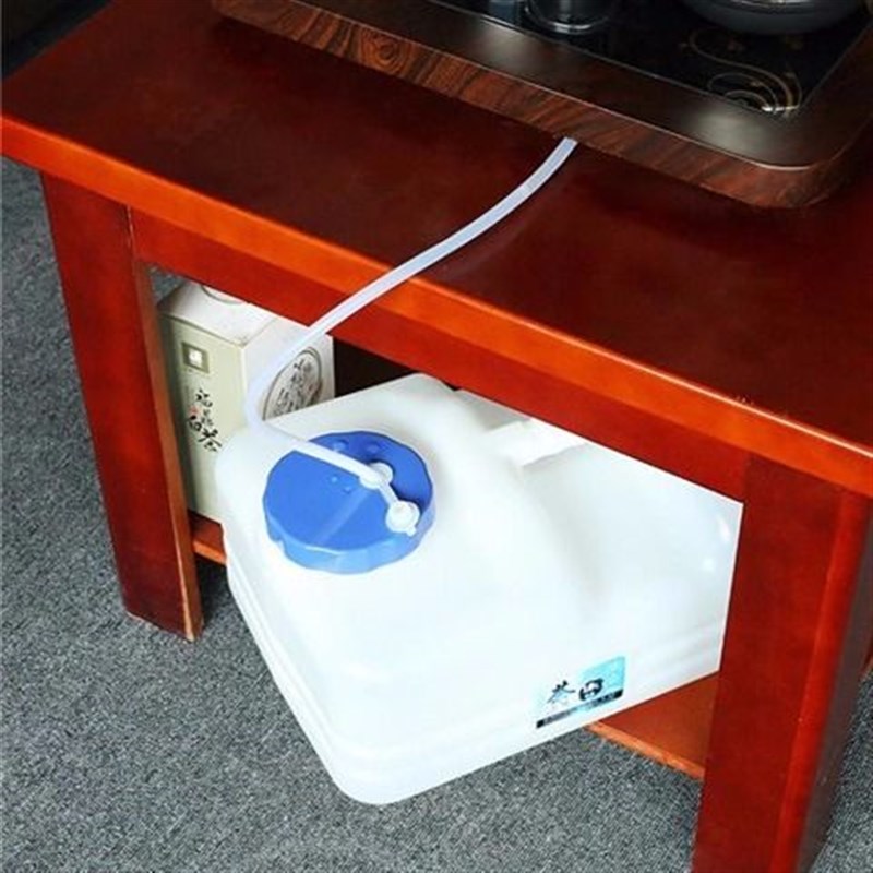 扁方形矮小水桶塑料桶小号功夫茶具储水桶泡茶用矿泉W纯净水桶空