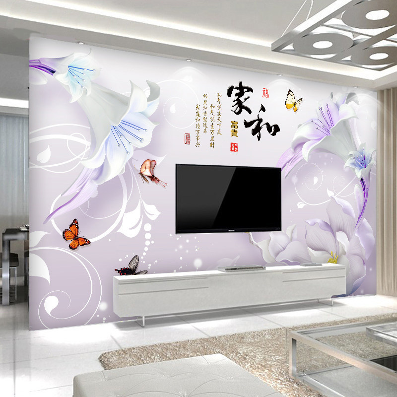电视背景墙壁纸5d立体客厅影视墙家用简约现代墙布8d大气装饰壁画