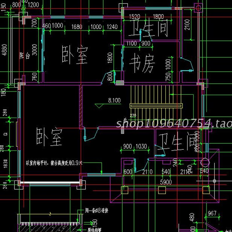 三层带夹层农村欧式小别墅设计图纸4层农村自建R房设计1建筑施工