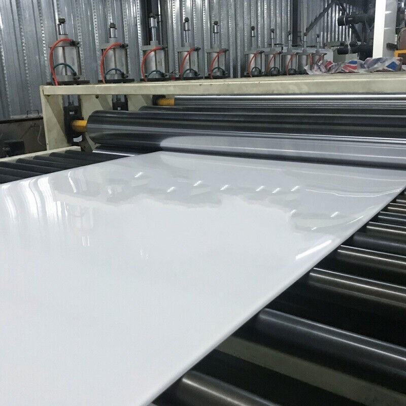 白色防水pp板材硬塑料板猪肉台pvc板级尼龙Pe胶板U加工定制宽1米x