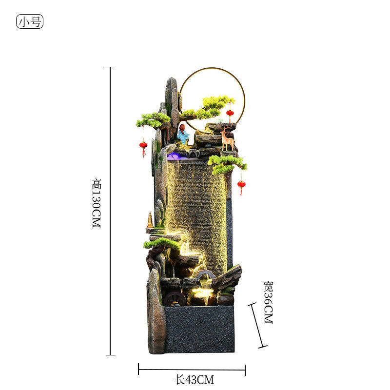 大型假山流水盆景客厅p室内循环水景开幕摆件落地水布墙瀑业礼品,家居饰品,流水摆件,淘宝优惠券,粉丝福利购,淘宝优惠卷