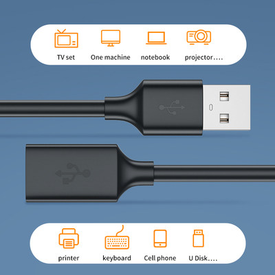 推荐USB Extension Cable USB 2.0 Extension Cable Male To Fema