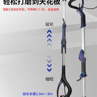墙面打磨机多功能无刷超轻砂纸机静音无尘磨墙抛光机 2023新款