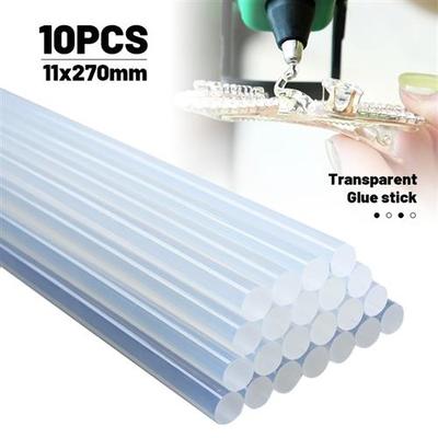 10/20Pcs 11x270mm Hot Melt Glue Stick For Electric Heat Glue