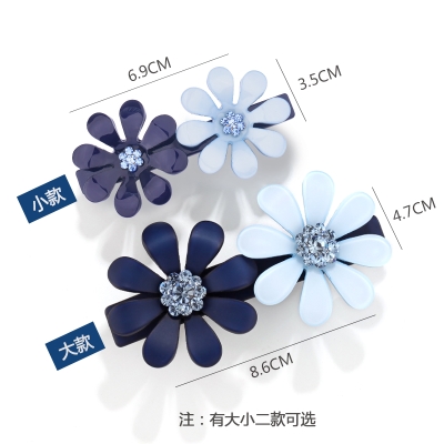 發夾發卡小e號頭飾品成人邊夾頂夾一字夾劉海百搭鑲.鉆簡約優