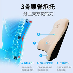 爱车屋汽车枕头腰靠汽车腰靠汽车靠枕颈枕K护腰靠背腰垫车载头枕