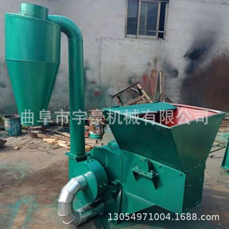 新品新品厂销玉h米破碎打渣机 全自y动自动进O料粉草机 秸秆花生
