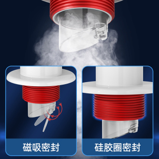 下水管防返臭75密封塞p厨房洗衣机排水G管防臭50密封圈下水道现货