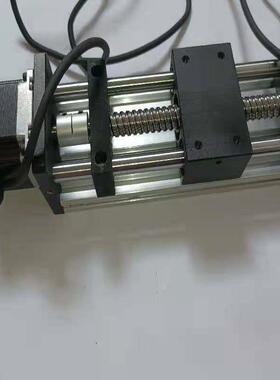 速发新品a80b宽双光轴滚珠丝杆滑台精F密模组装42或57步进马达直