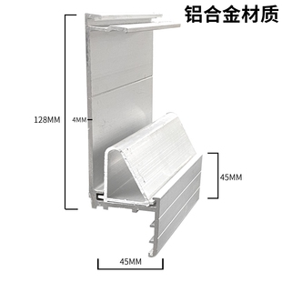 新品 冷藏庫平移門重型上導(dǎo)軌拉門上側(cè)軌道滑輪槽鋁擠ct.