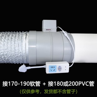 新品 厨房P公共烟道止回阀防 202i3新款 油烟机智能电动止逆阀