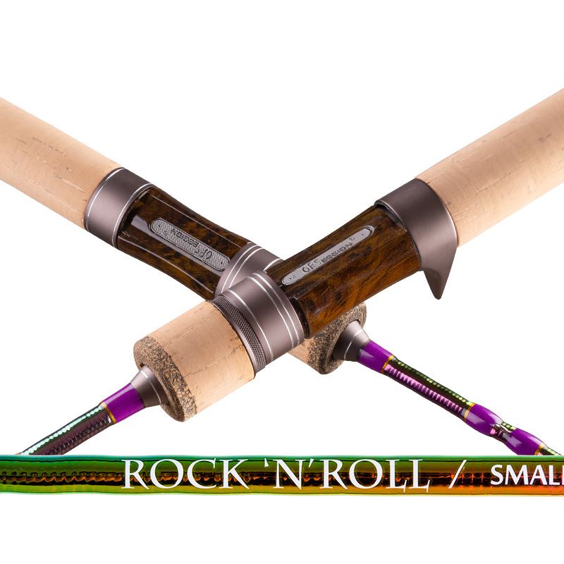 直柄路亚竿马口竿枪柄1.8米UL调超F轻超软调白R条微物竿水滴轮套