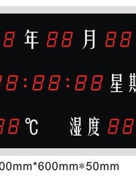 速发新品天津玮业温湿度计环境信息显x示屏TC-H307GPL-L银色600*4