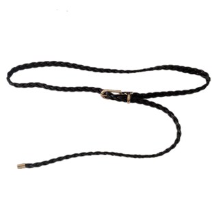 黑色腰带细款搭配裙l子的p裙带女式2023新款装饰品编织腰绳系带百