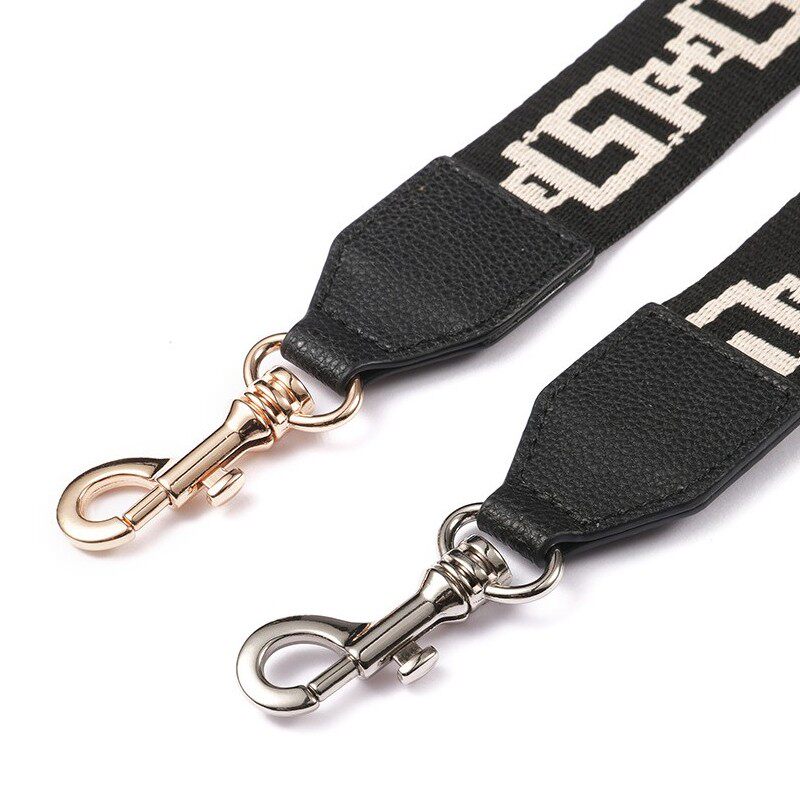 包包肩带单买斜挎包背带替换带黑色帆布包带配件可调节女包宽肩带