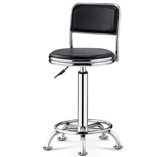23吧台椅酒吧椅靠背椅子吧椅圆凳子J转椅升降美容X凳凳子高脚凳