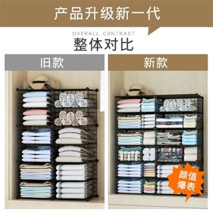 柜子分层架衣柜分隔板加宽加深50cm大衣橱L隔断置物架衣物收纳神