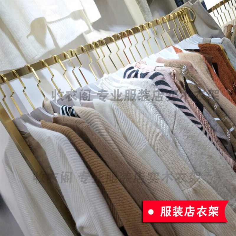 服装店木头衣架实l木防滑挂撑子男女款韩版水T洗拉丝做旧白色