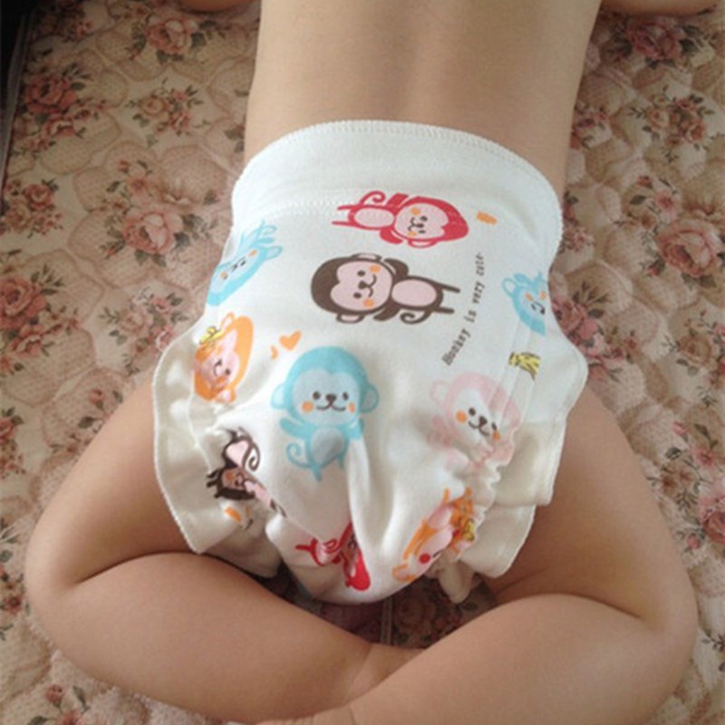 婴儿尿布裤夏薄可洗透气尿w布兜夏季防水介子新生宝宝尿布尿裤