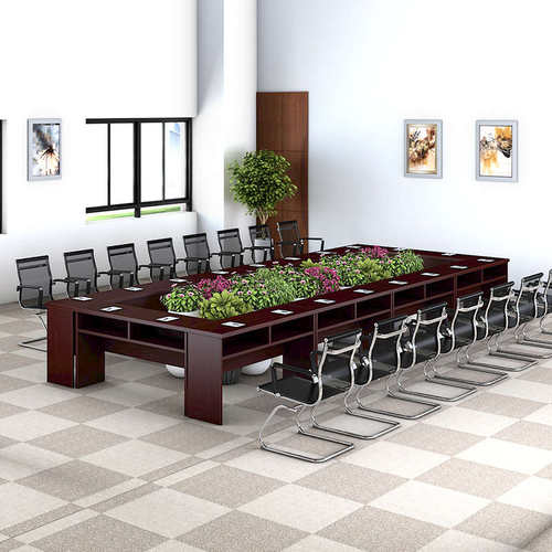 条形会议桌培训室办公桌1.2米双人课桌学生写字桌现代简约演讲桌