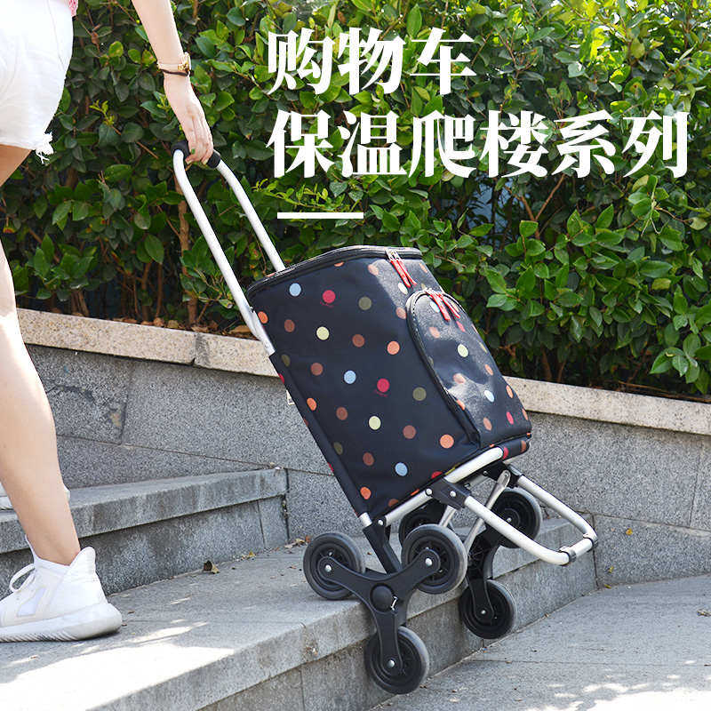 买菜拉车轻便小拉杆车车小型便携拖家用车手购物可折叠车迷你拉车