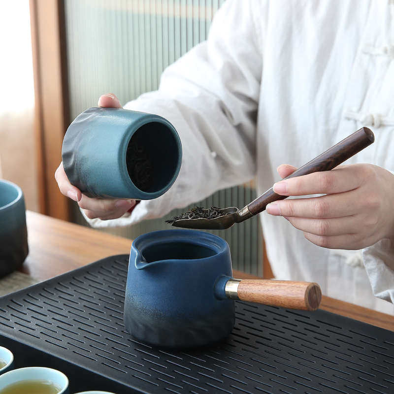 功夫茶具套装日式家用办公茶盘茶具黑禅风侧把茶壶茶杯logo定制,餐饮具,功夫茶具,淘宝优惠券,粉丝福利购,淘宝优惠卷