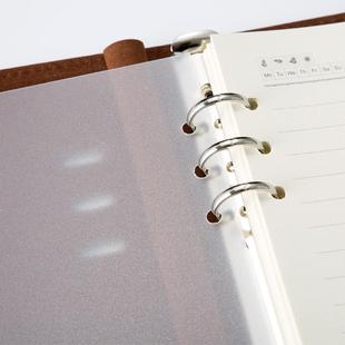 横版A4活页本定制横款笔记本子活页夹活页外壳皮套免费商务刻字