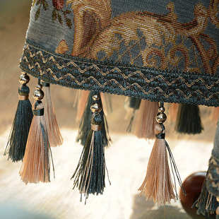 小圆桌桌布布艺欧式圆形家用客厅圆茶几台布盖巾天蓝色餐桌布垫子